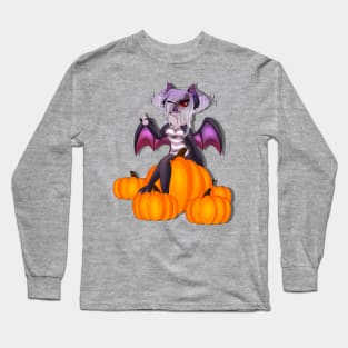 Pumpkin Patch Bat Long Sleeve T-Shirt